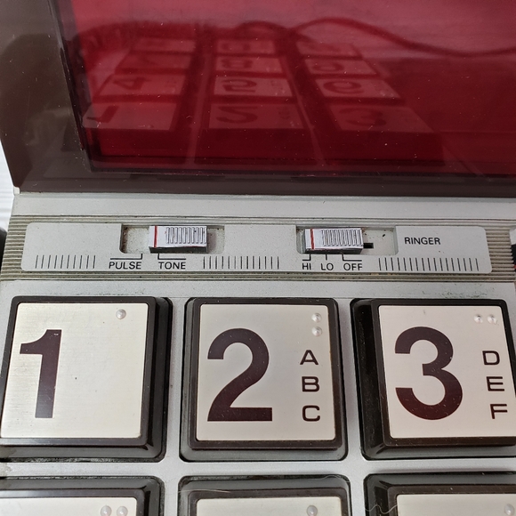 Phone Tech Telephone Alarm Clock Radio Vintage - Picture 15 of 16